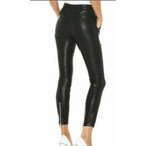 BLANK NYC faux leather zipper bond pant